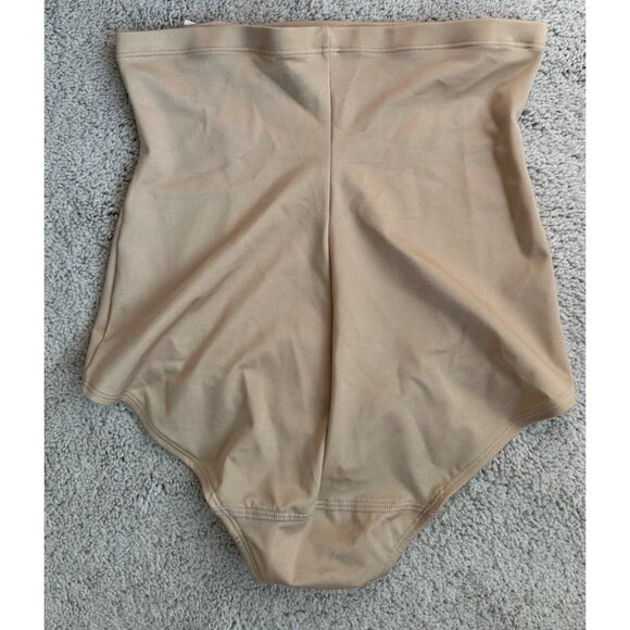 Bali New Womens Cool Comfort High-Waist Ultra Briefs Shapewear M/6 Beige - Picture 5 of 9